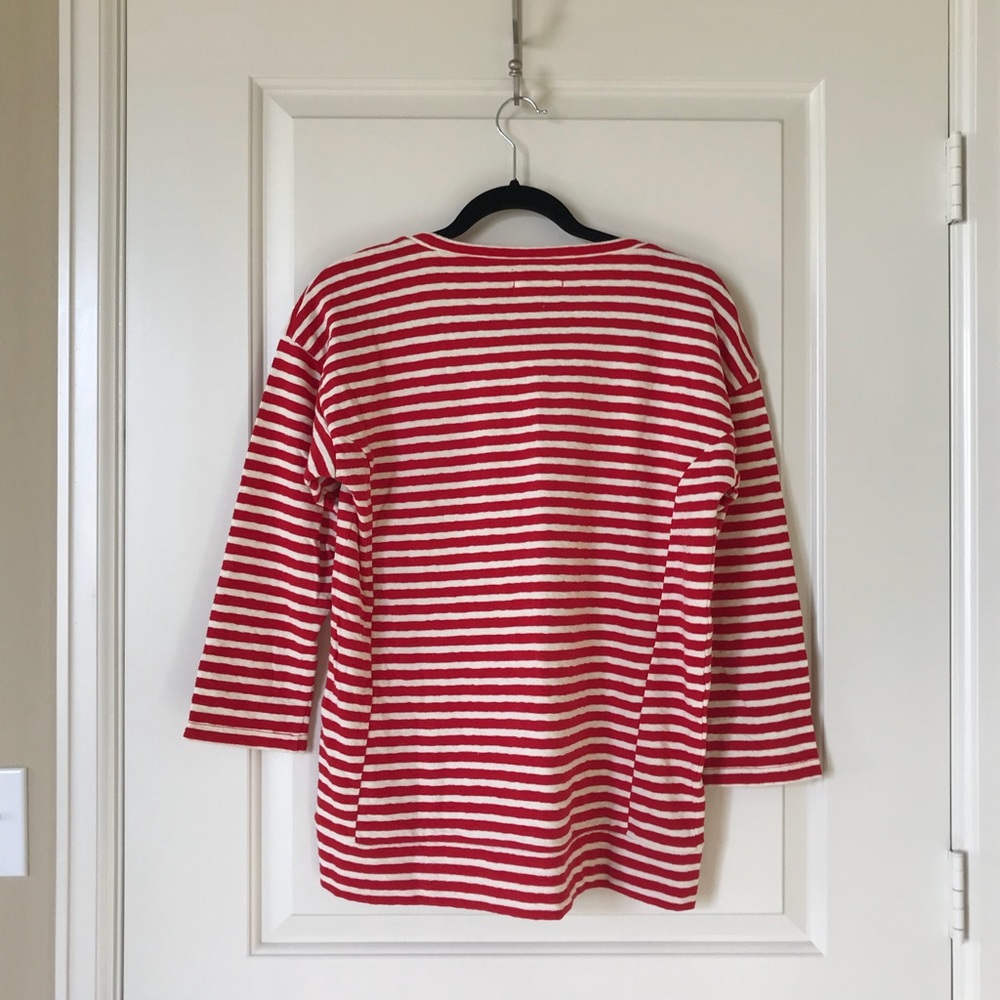 Madewell red stripe top, size M - Picture 4 of 5
